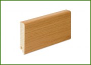 Skirting board veneered with oak veneer - unpainted  8,0*1,8